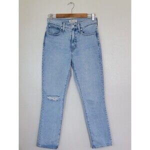 MADEWELL Perfect Vintage Crop Jeans Sudbury Wash Women's Size 26 Denim